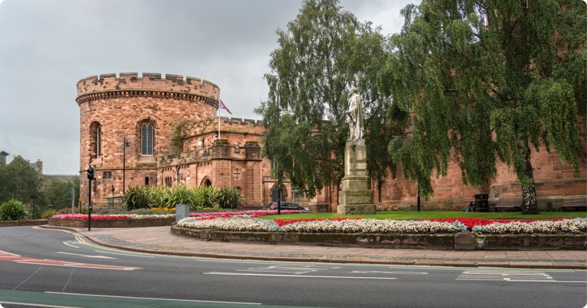 Carlisle castle walls